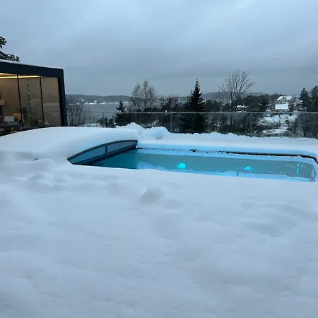 Leilighet I Sorlandshus I Son - Sjoutsikt - Naer Son Spa Exterior foto
